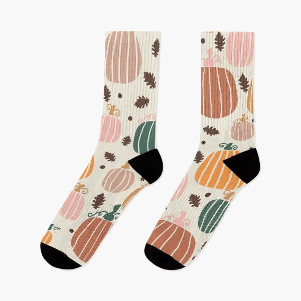Item preview, Cute Pumpkins and Fall leaves Pattern designed and sold by Tetete.