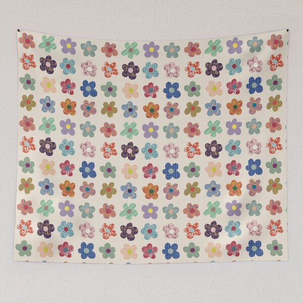 Item preview, Floral chequerboard designed and sold by Rachelisabeth1.