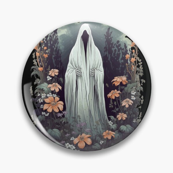 Artikelvorschau, Geist im Wald Floral Ghost Gothic entworfen und verkauft von ArtFromBeyond.