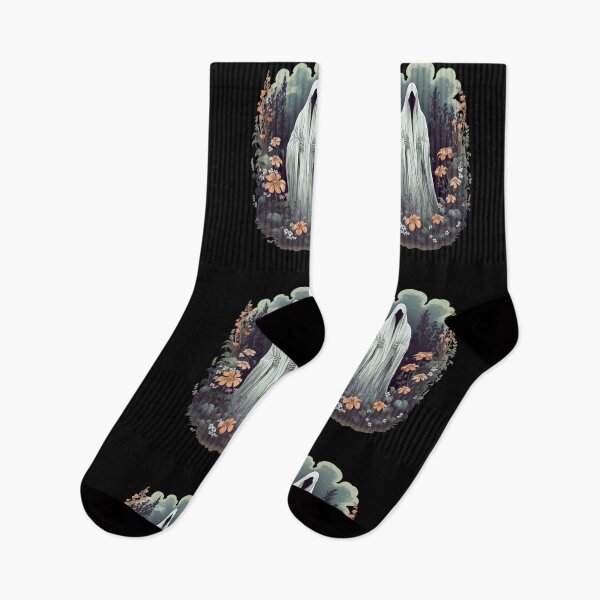 Item preview, Ghost In The Forest Floral Ghost Gothic  designed and sold by ArtFromBeyond.