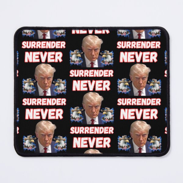 Item preview, Trump Never Surrender designed and sold by WoodburyLake.