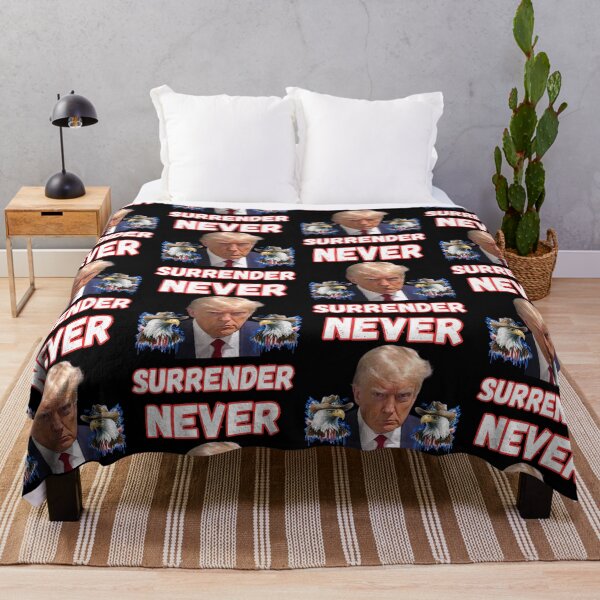 Item preview, Trump Never Surrender designed and sold by WoodburyLake.