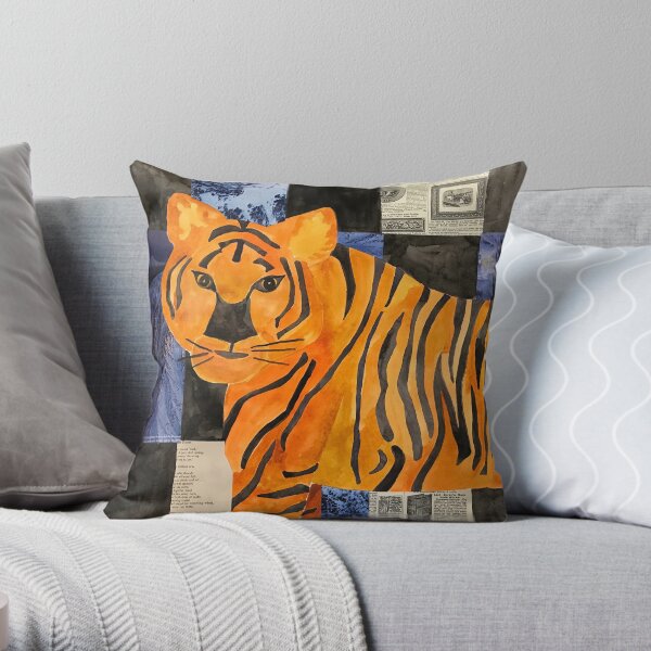 Tiger Throw Pillow