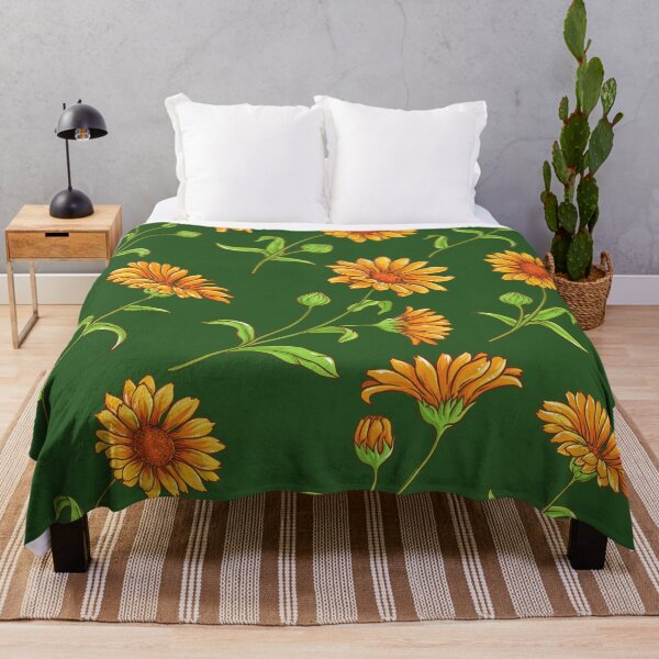 Item preview, Calendula Flower Pattern designed and sold by soulfulprintss8.