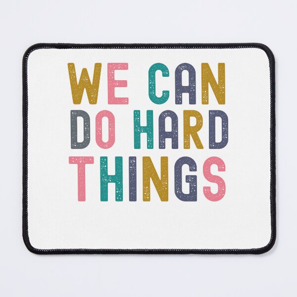 Item preview, Teacher Quote Poster Elementary Teacher Appreciation New Teacher Gift We Can Do Hard Things designed and sold by ShoniwDesigns.