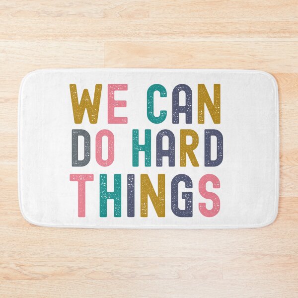 Item preview, Teacher Quote Poster Elementary Teacher Appreciation New Teacher Gift We Can Do Hard Things designed and sold by ShoniwDesigns.