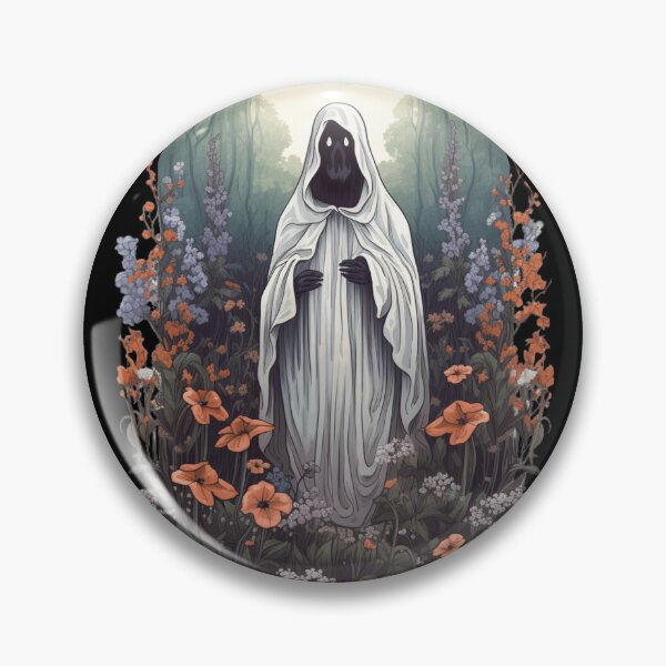 Artikelvorschau, Geist im Wald Floral Ghost Gothic entworfen und verkauft von ArtFromBeyond.