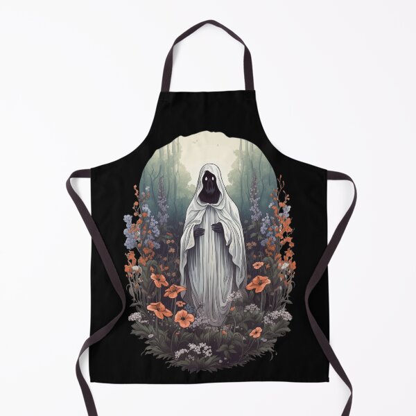 Item preview, Ghost In The Forest Floral Ghost Gothic  designed and sold by ArtFromBeyond.
