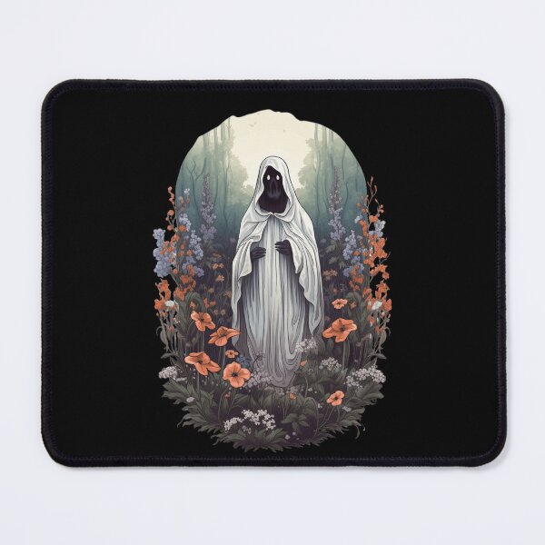 Item preview, Ghost In The Forest Floral Ghost Gothic  designed and sold by ArtFromBeyond.