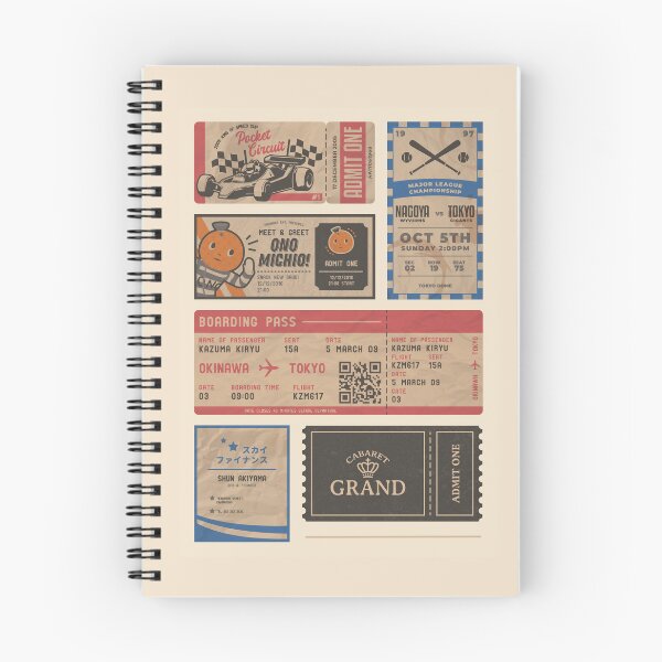 Item preview, vintage tickets (yakuza / ryu ga gotoku) designed and sold by Amy A.
