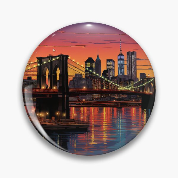 Item preview, Bright Brooklyn Bridge designed and sold by Christfield.