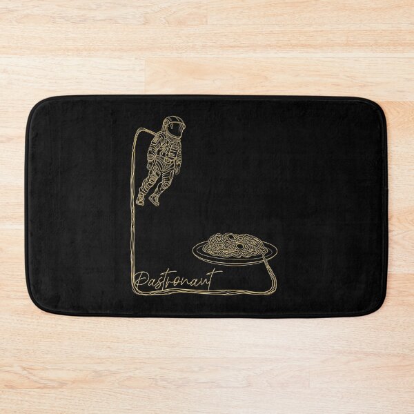 Item preview, Pastronaut. An astronaut getting his oxygen from a plate of spaghetti pasta. designed and sold by DaveDanchuk.
