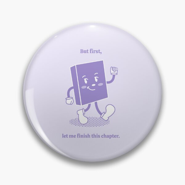Item preview, But first, let me finish this chapter purple lilac designed and sold by rizdrawings.