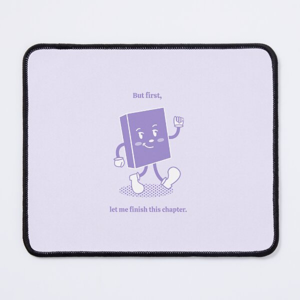 Item preview, But first, let me finish this chapter purple lilac designed and sold by rizdrawings.