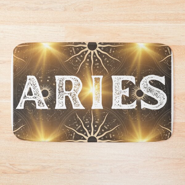 Item preview, Cosmic Golden Shine Aries designed and sold by MysticZodiac.