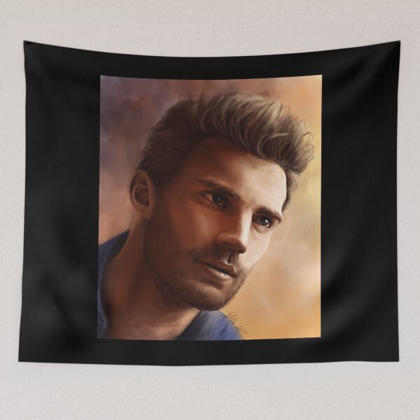 Item preview, jamie dornan art designed and sold by SkySkinnerShop.