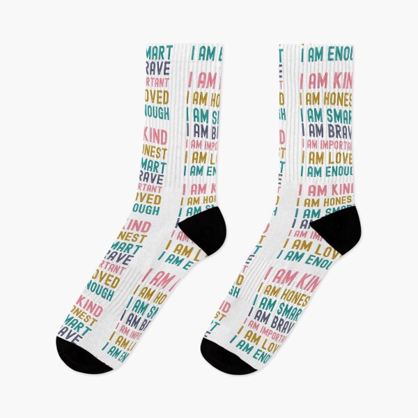 Item preview, I Am Kind Positive Affirmations Elementary Teacher Mom Rainbow Kids Room Decor Nursery Decor designed and sold by ShoniwDesigns.