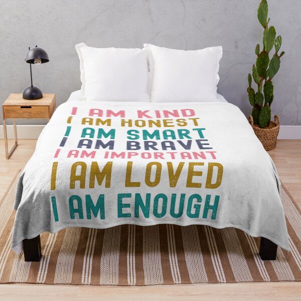 Item preview, I Am Kind Positive Affirmations Elementary Teacher Mom Rainbow Kids Room Decor Nursery Decor designed and sold by ShoniwDesigns.