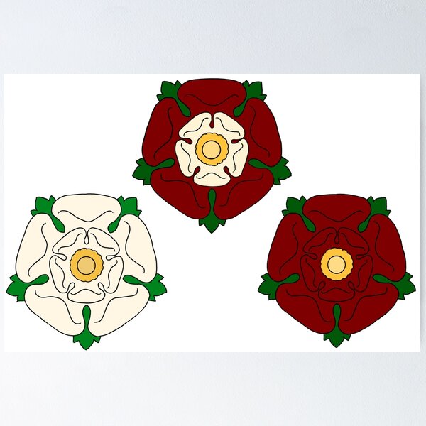 Set of Tudor, York, Lancaster roses