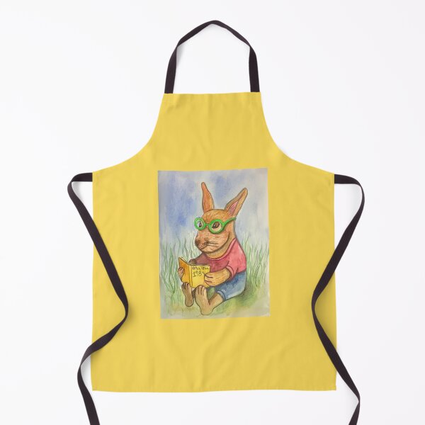 Item preview, Cute bunny reading george orwell designed and sold by altairaleon.