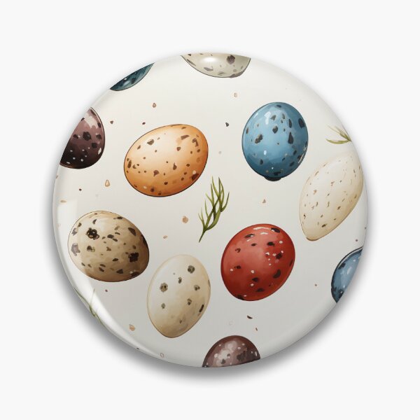 Item preview, Culinary Elegance: Seamless Watercolor of Quail Eggs and Rosemary - Calm and Natural designed and sold by anyBooks-Studio.
