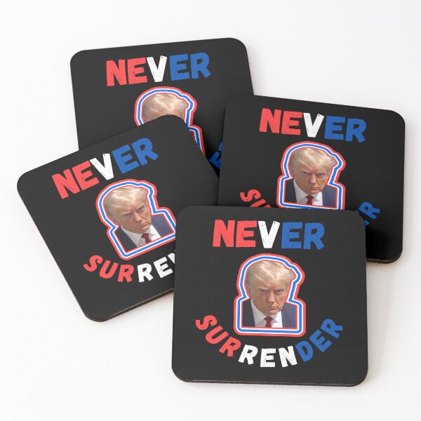 Item preview, Trump Never Surrender designed and sold by WoodburyLake.