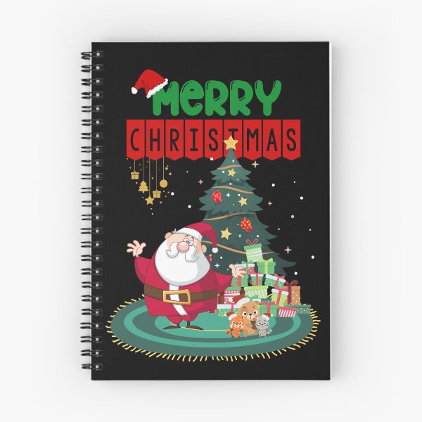 Item preview, Santa in the tree leaving gifts designed and sold by studio468.