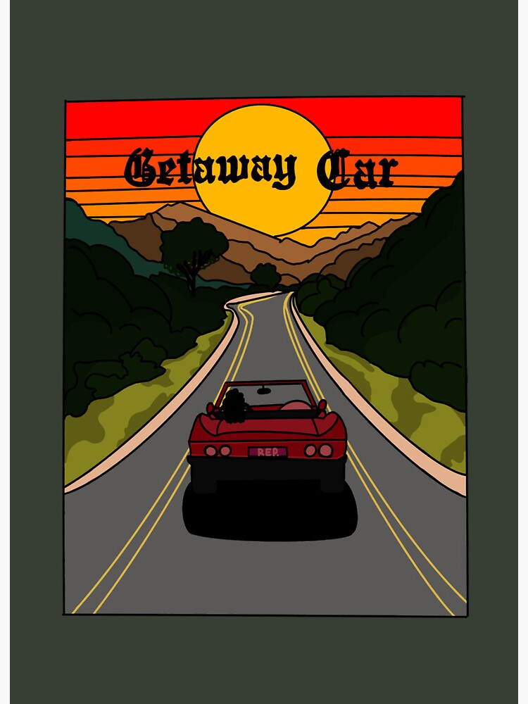 getaway car Art Board Print for Sale by eilosu