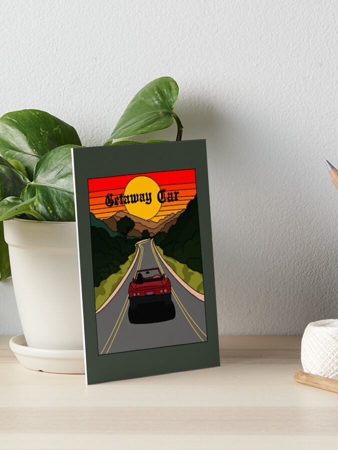 getaway car Art Board Print for Sale by eilosu