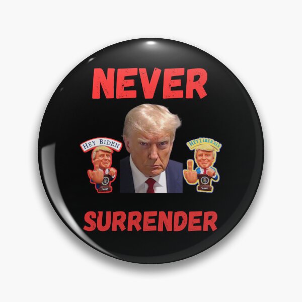Item preview, Trump Never Surrender designed and sold by WoodburyLake.