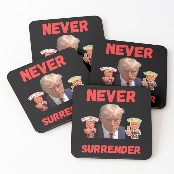 Item preview, Trump Never Surrender designed and sold by WoodburyLake.