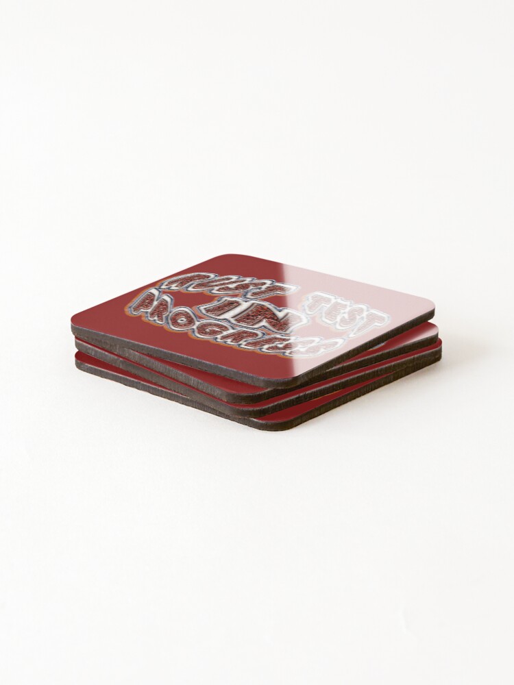 Thumbnail 4 of 5, Coasters (Set of 4), TS Rust Test In Progress V2© designed and sold by OmarHernandez.