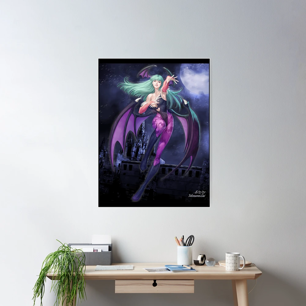PRINT! Darkstalkers: Morrigan #1 cover art by Artgerm SIGNED