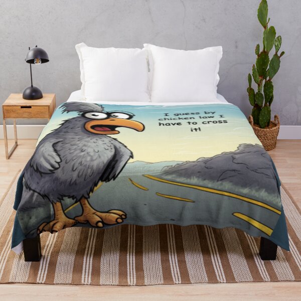 Item preview, chicken crossing the road designed and sold by DanieWoods.