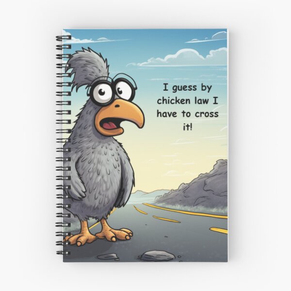 Item preview, chicken crossing the road designed and sold by DanieWoods.