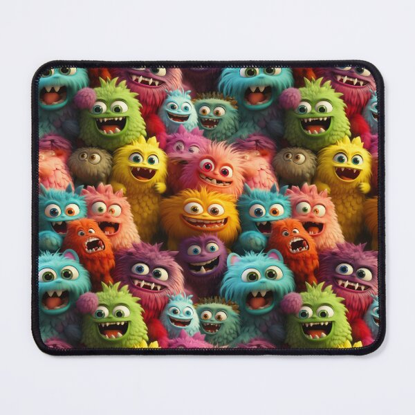 Item preview, Fuzzball Monsters Pattern - Number Two designed and sold by MyEZStyle.