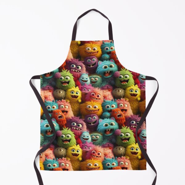 Item preview, Fuzzball Monsters Pattern - Number Two designed and sold by MyEZStyle.