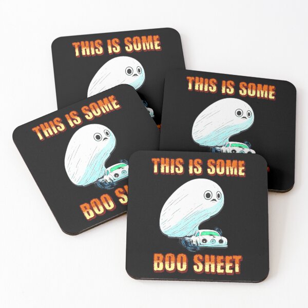 Item preview, This Is Some Boo Sheet Funny Halloween Boo Ghost Car Racing Burnout  designed and sold by CarantinedChaos.