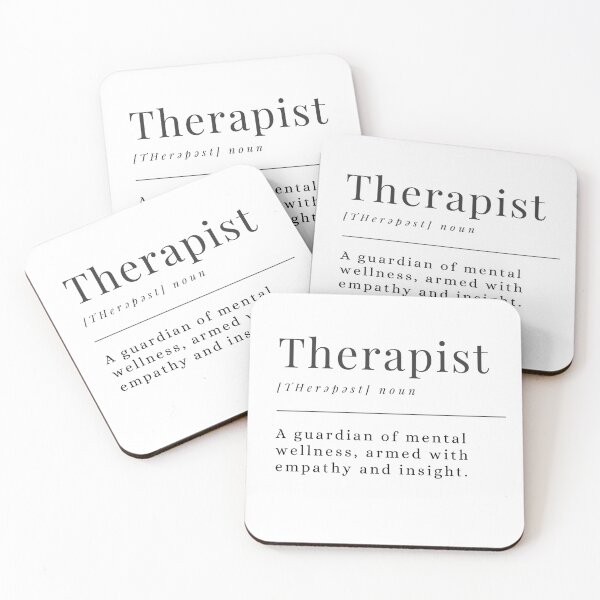 Item preview, Therapist Definition designed and sold by brightbloomshop.