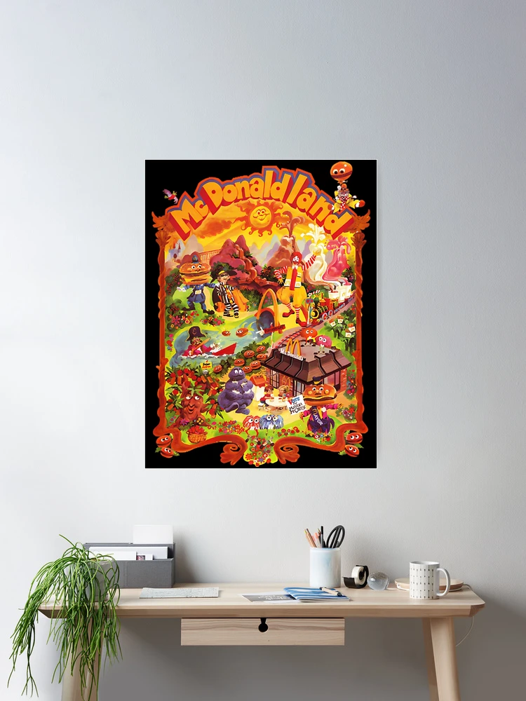McDonaldland Vintage Cast Map