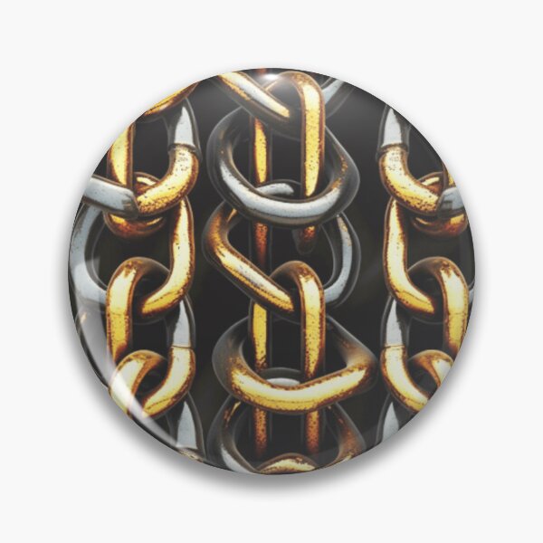 Item preview, silver and gold interlocking chains designed and sold by DanieWoods.