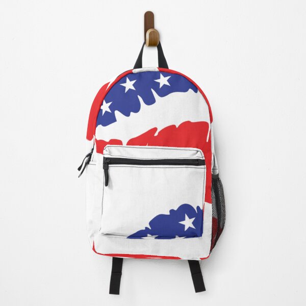 Item preview, Patriotic lips, kiss graphic design print designed and sold by dcrc.