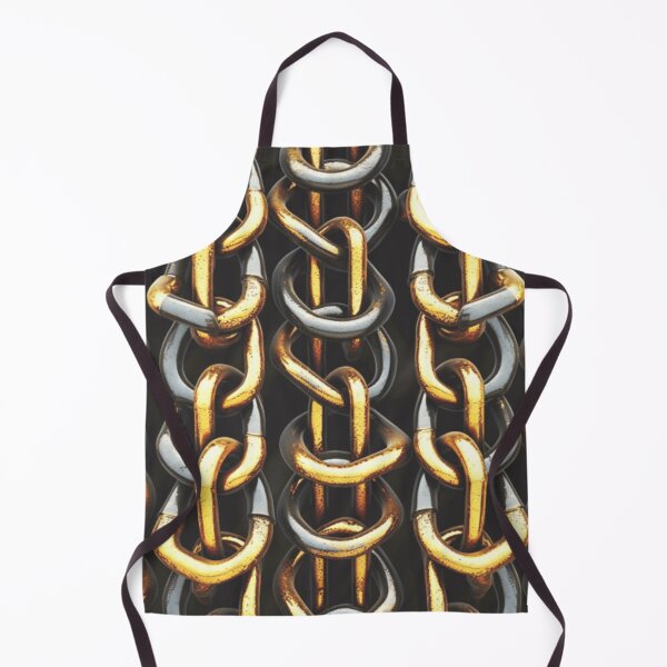 Item preview, silver and gold interlocking chains designed and sold by DanieWoods.