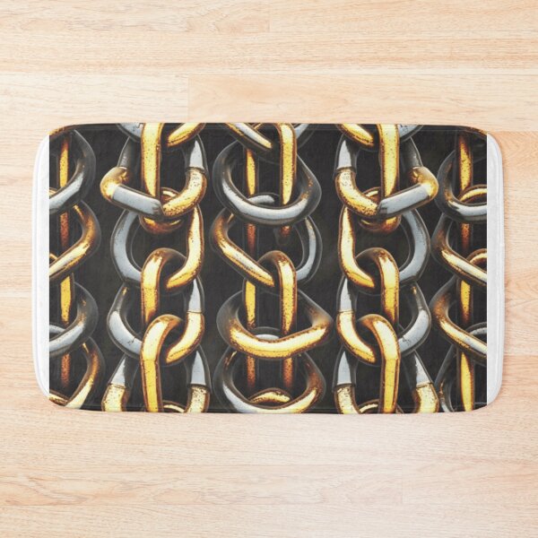 Item preview, silver and gold interlocking chains designed and sold by DanieWoods.