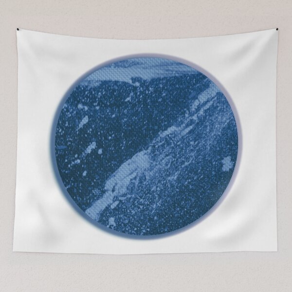 Item preview, Blue Moon | Moon Painting | Cosmos designed and sold by Patterns4Babies.
