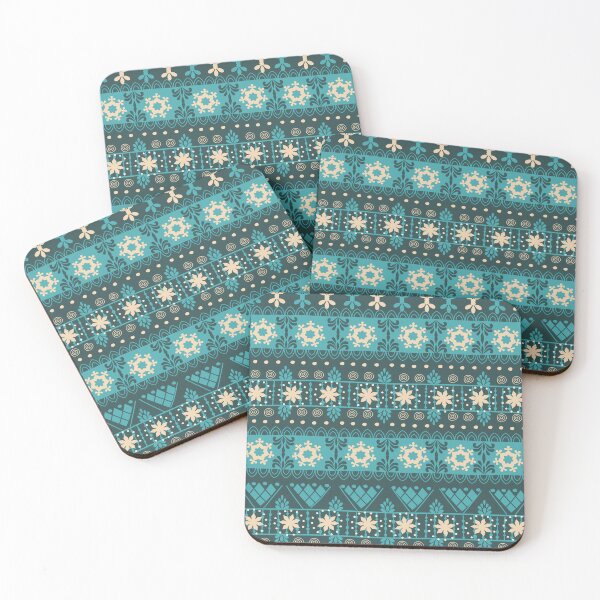 Item preview, blue abstract ethnic traditional designed and sold by obinsuma.