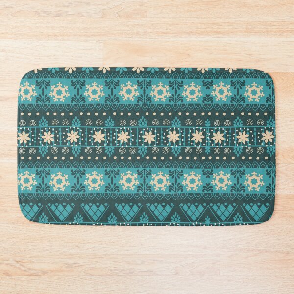 Item preview, blue abstract ethnic traditional designed and sold by obinsuma.