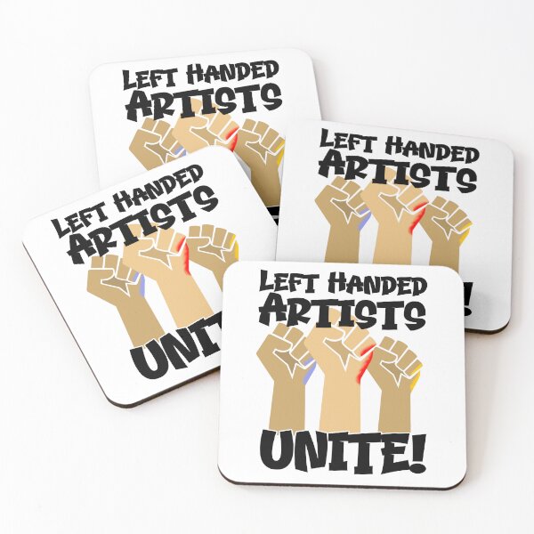Item preview, Left Handed Artist Unite! designed and sold by M. Scott Phifer.