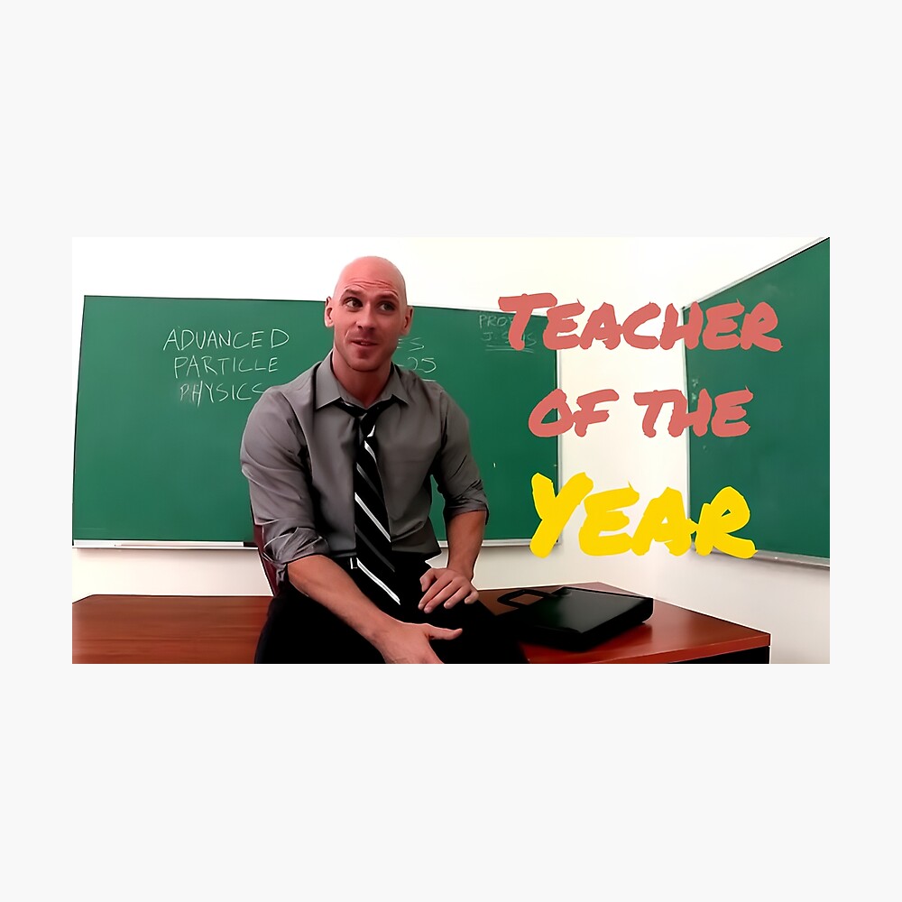 Teacher Johnny Sins Poster