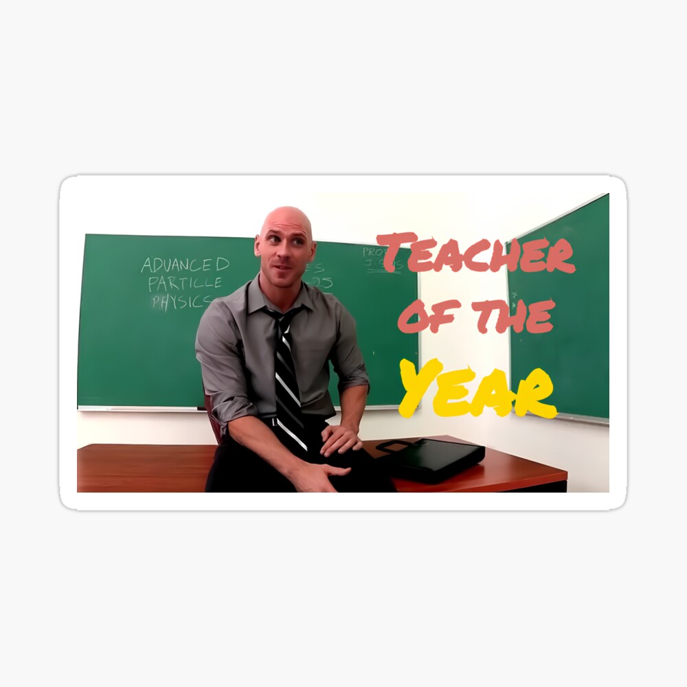 Teacher Johnny Sins Poster